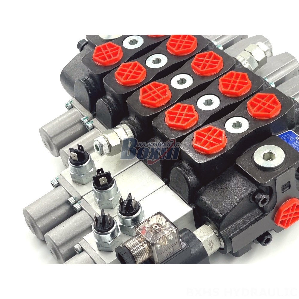 Industrial Hydraulic Control: 5 Spool Sectional Directional Valve detail image